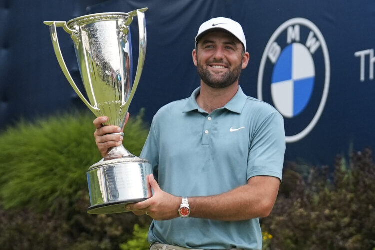 Scheffler picks up 5th victory of year at BMW Championship